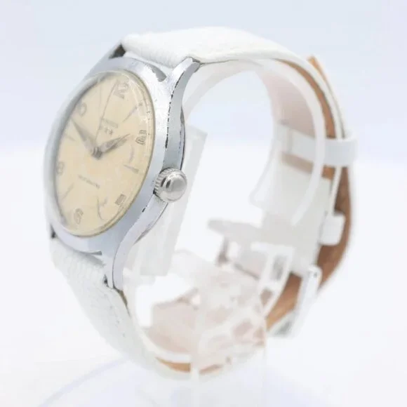 Vintage Benrus 3 Star Men's Automatic Wristwatch DO 15 Swiss Steel & Chrome